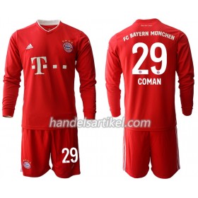 FC Bayern München Kingsley Coman 29 Kinder Heim Trikotsatz 2020/21 Langarm (+ Kurze Hosen)